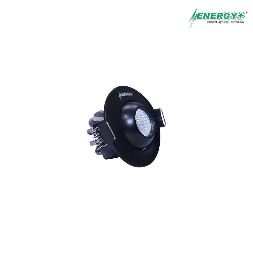 3W Concealed Spot Light Round BK/WH Body WH