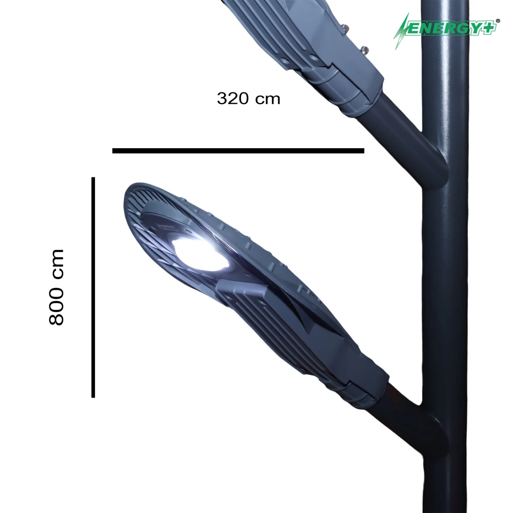 50W Street Light COB Gray Body WH