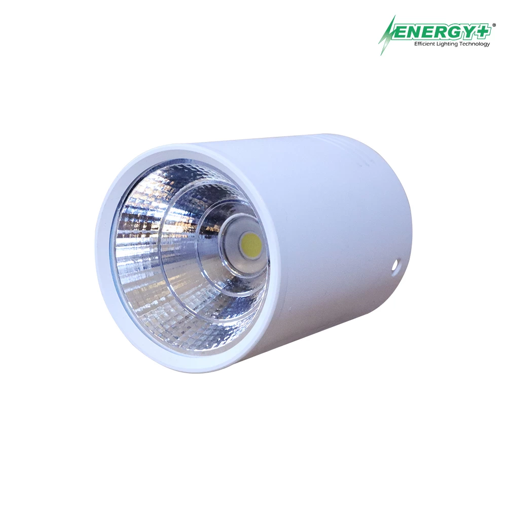 Energy+ 12W Surface Spot Light BK/WH Body WR