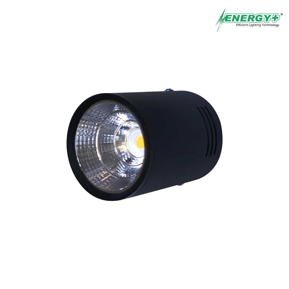 Energy+ 12W Surface Spot Light BK/WH Body WR